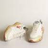 Herren-Sneaker „Running Sole” mit Lederstern und Fersenlasche mit rotem Aufdruck
