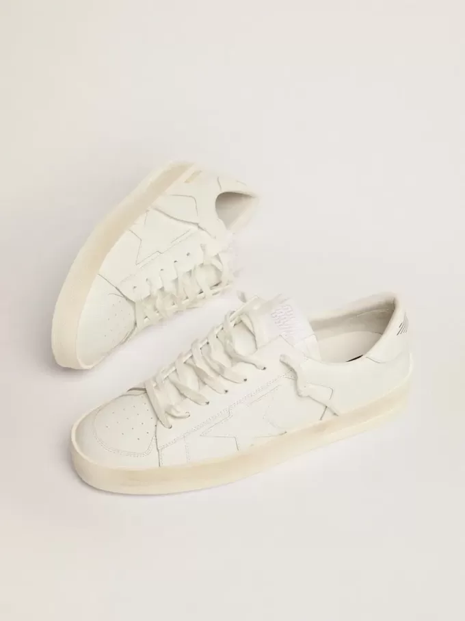Herren-Sneaker Stardan aus weißem Leder