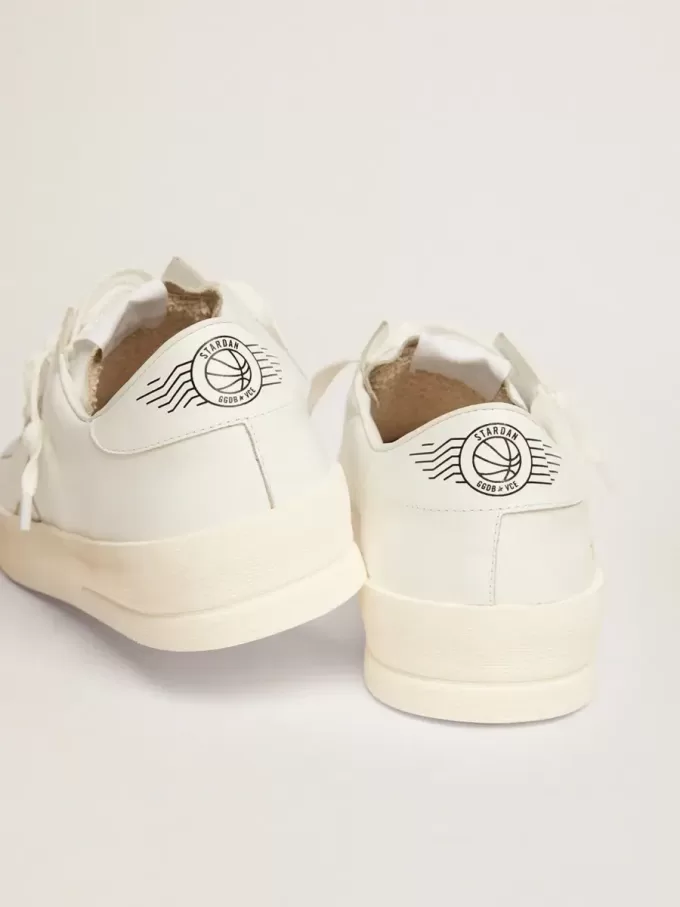 Herren-Sneaker Stardan aus weißem Leder