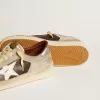 Herren-Sneaker „Stardan” aus Wildleder und Leder mit Lederstern und metallischer Fersenlasche
