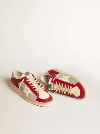 Herren-Sneaker Stardan LTD aus Mesh und Nubukleder mit Nappa-Stern und Lederlasche an der Ferse