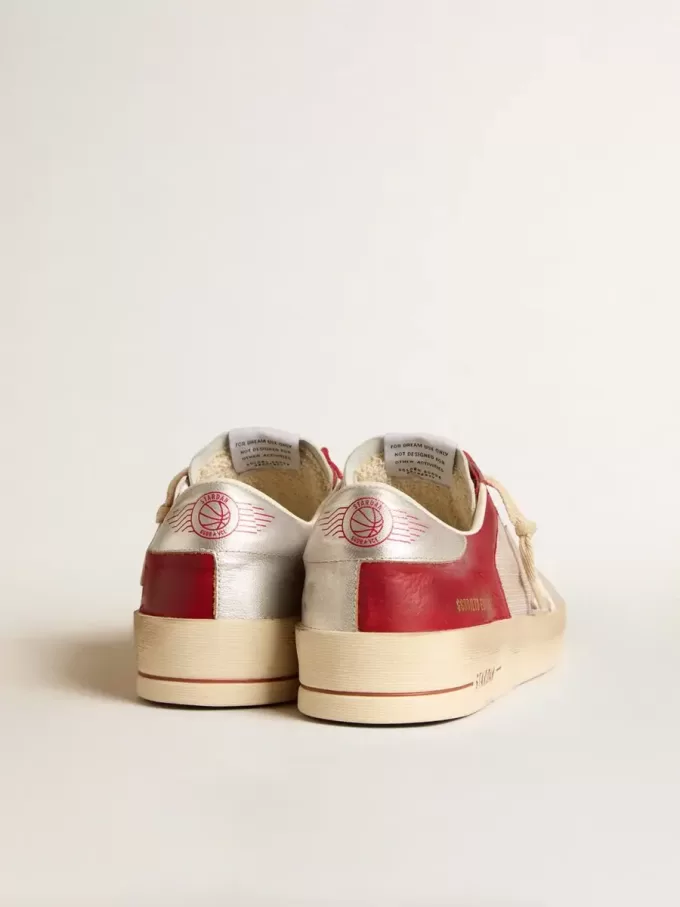 Herren-Sneaker Stardan LTD aus Mesh und Nubukleder mit Nappa-Stern und Lederlasche an der Ferse Herren-Sneaker Stardan LTD aus Mesh und Nubukleder mit Nappa-Stern und Lederlasche an der Ferse