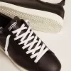 Herren-Sneaker „Starter” aus Leder mit Stern-Print auf der Fersenlasche