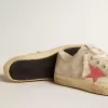 Herren-Sneaker V-Star aus hellgrauem Canvas mit rotem Lederstern