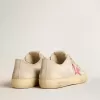 Herren-Sneaker V-Star aus hellgrauem Canvas mit rotem Lederstern