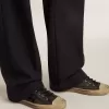 Herren-Sneaker V-Star aus schwarzem Wildleder mit schwarzem Lederstern