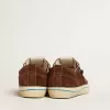 Herren-Sneaker V-Star LTD aus dunkelbraunem Wildleder mit farblich abgestimmtem Stern