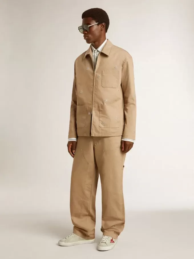 Herren-Super-Star LTD aus grauem Wildleder mit rotem Lederstern Herren-Super-Star LTD aus grauem Wildleder mit rotem Lederstern