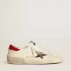 Herren-Super-Star LTD aus Nappa mit metallischem Stern und Nubuk-Fersenlasche Herren-Super-Star LTD aus Nappa mit metallischem Stern und Nubuk-Fersenlasche