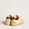 Herren-Super-Star LTD aus Nappaleder mit Wildlederstern und brauner Fersenlasche