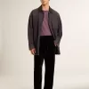 Herren-Super-Star LTD aus schwarzem Lackleder mit Stern und Fersenlasche aus Wildleder