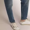 Herren-Super-Star mit goldglänzendem Foxing und Schriftzug