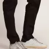 Herren-Super-Star mit Wildlederstern und blauer Fersenlasche