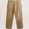 Herrenhose aus Baumwolle mit Used-Look