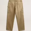Herrenhose aus Baumwolle mit Used-Look