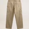 Herrenhose aus Baumwolle mit Used-Look