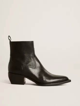 Herrenstiefel Debbie aus schwarzem Leder