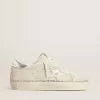 Hi Star aus Wildleder mit silbermetallischem Lederstern und Fersenlasche