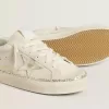 Hi Star aus Wildleder mit silbermetallischem Lederstern und Fersenlasche