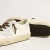 Hi Star LTD aus Leder mit hellblauem Lederstern und Fersenlasche