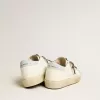 Hi Star LTD aus Leder mit hellblauem Lederstern und Fersenlasche