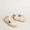 Hi Star LTD mit schwarz-goldenem Glitzerstern und goldener Fersenlasche
