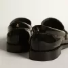 Jerry Loafer aus schwarzem Lackleder
