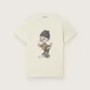 Journey T-Shirt für Jungen aus weißem Baumwolljersey mit digitalem Maskottchen-Print Journey T-Shirt für Jungen aus weißem Baumwolljersey mit digitalem Maskottchen-Print