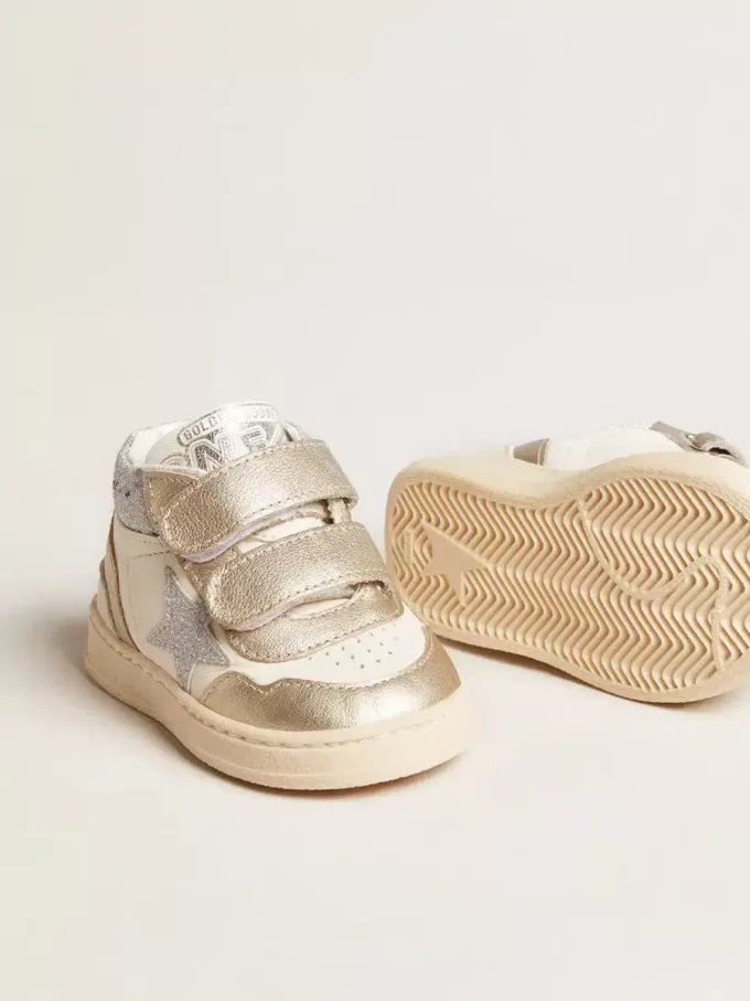 June Junior aus Nappa- und Metallic-Leder mit Glitzerstern
