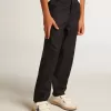Jungenhose aus dunkelblauer Wolle