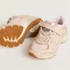 Junior Lightstar aus rosa Leder und Mesh mit rosa Lederstern