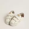 Junior Old School mit silbernem Metallic-Lederstern und violettem Wildleder-Fersenlasche Junior Old School mit silbernem Metallic-Lederstern und violettem Wildleder-Fersenlasche