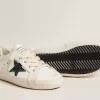 Junior Super-Star aus Leder mit Glitzerstern und Fersenlasche