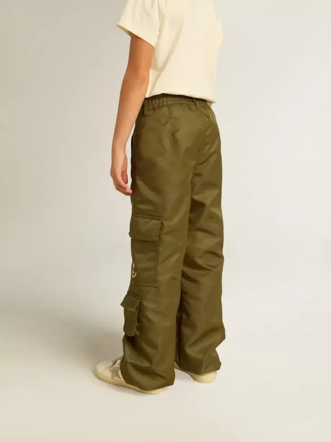 Kinder-Cargohose in Militärgrün
