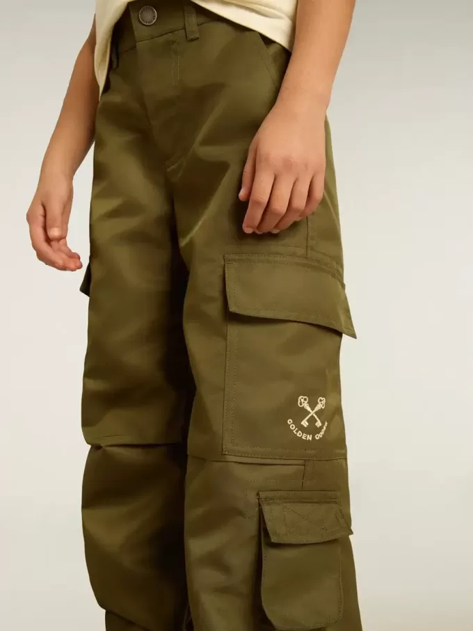 Kinder-Cargohose in Militärgrün