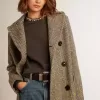 Anthrazitgraues Sweatshirt für Damen mit Kristallen Anthrazitgraues Sweatshirt für Damen mit Kristallen