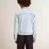 Leichte Jeansjacke mit Stickerei