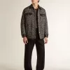Lightstar für Herren aus weißem Leder und schwarzem Mesh mit schwarzem TPU-Stern