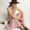 Margaret Flache Sandalen für Damen aus Ponyfell mit Leopardenmuster