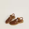Maxime Junior Sandalen aus braunem Leder