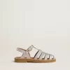 Maxime Junior Sandalen in Silber mit Mikroglitter
