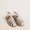 Maxime Junior Sandalen in Silber mit Mikroglitter