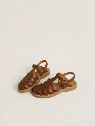 Maxime Young Sandalen aus braunem Leder