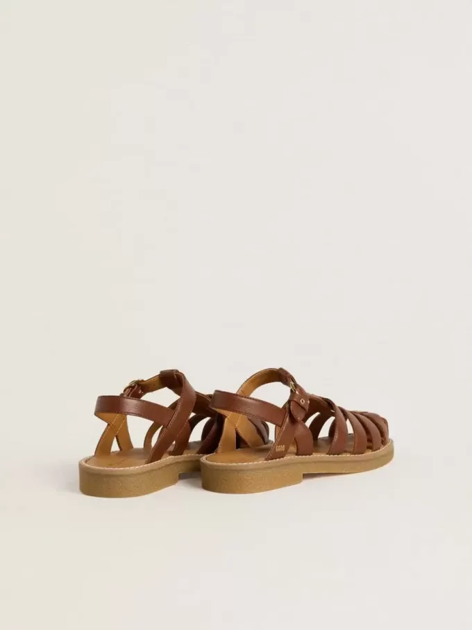 Maxime Young Sandalen aus braunem Leder Maxime Young Sandalen aus braunem Leder
