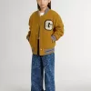 Mädchenjeans in mittlerer Waschung mit Print