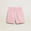 Mädchenshorts in Rosa mit weißem Stern