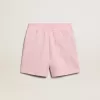 Mädchenshorts in Rosa mit weißem Stern