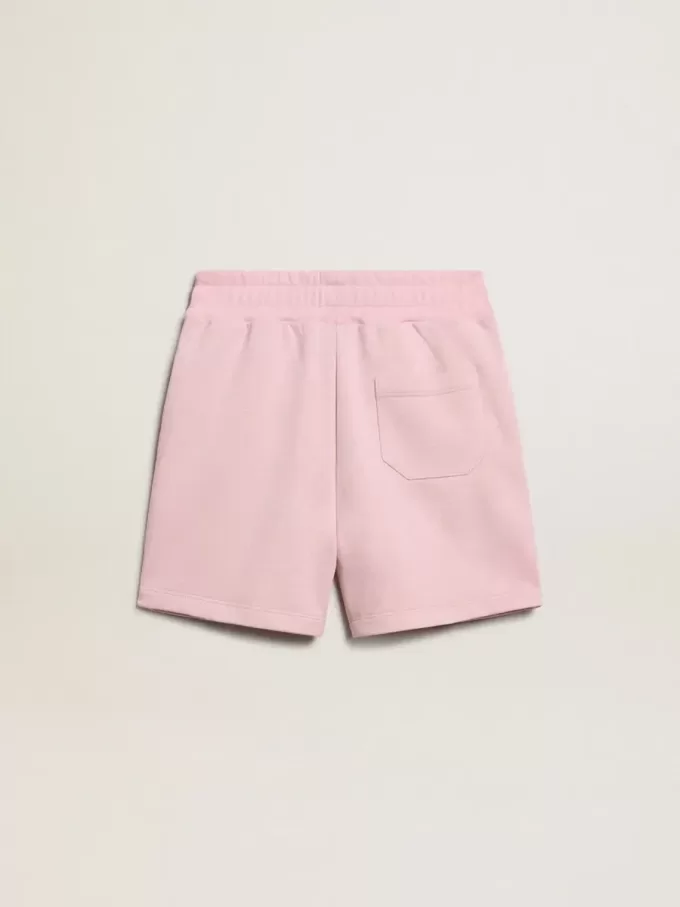 Mädchenshorts in Rosa mit weißem Stern