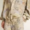 Mehrfarbige Jogginghose für Damen mit Blumenprint
