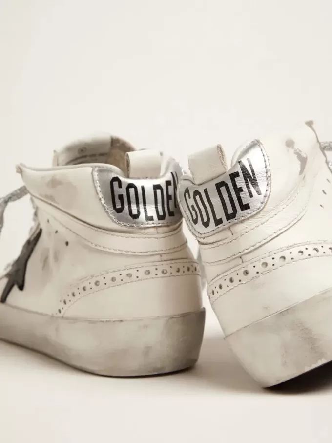 Mid Star für Damen mit laminierter Fersenlasche und Glitzerschnürsenkeln Mid Star für Damen mit laminierter Fersenlasche und Glitzerschnürsenkeln